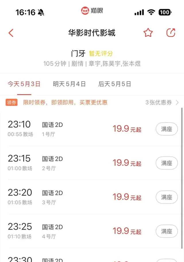 《门牙》2.6%排片斩获24.7%票房 引发市场数据真实性质疑：情报图
